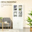 Homcom Armario de Libro Blanco 76 x 40 x 178.5 cm 4