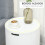 Homcom Mesa Auxiliar Blanco 38 x 38 x 63 cm 3