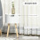 Homcom Mesa Auxiliar Blanco 38 x 38 x 63 cm 4