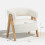 Homcom Butaca de Salón Blanco 70 x 64 x 71 cm 3