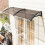 Outsunny Marquesina Exterior Marrón 195 x 75 x 23 cm 2