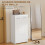 Homcom Zapatero Blanco 55 x 36 x 108 cm 6