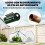 Outsunny Invernadero de Terraza Blanco 99 x 71 x 60 cm 5