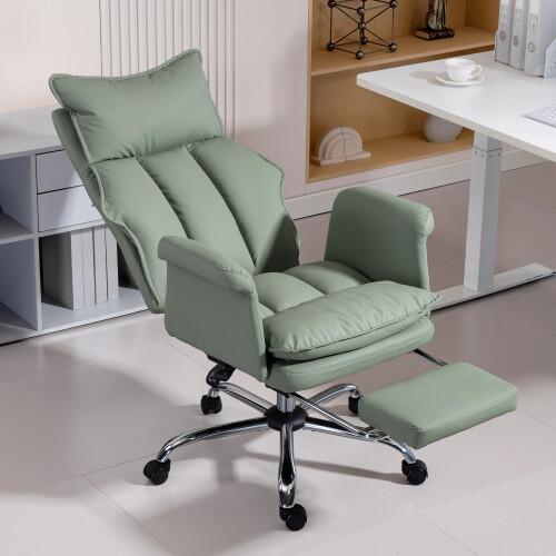 Homcom Silla de Oficina Verde 69 x 65 x 116 cm 1