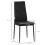 Homcom Sillas de Comedor Negro 41 x 50 x 97 cm 3