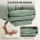 Homcom Silla de Oficina Verde 69 x 65 x 116 cm 5