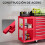 Homcom Carro de Herramienta Rojo 96 x 33.5 x 75 cm 4