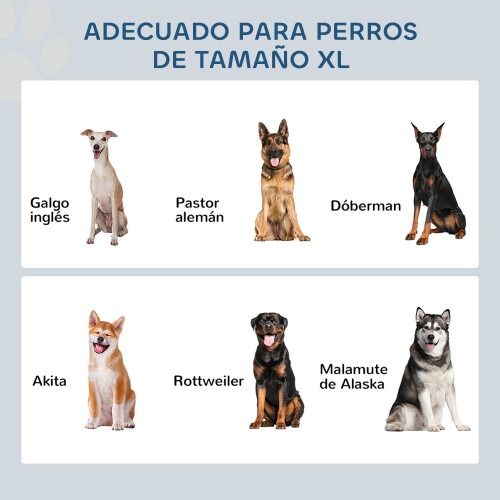 PawHut Comedero para Perro Marrón 60 x 30 x 41 cm 1