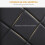 Homcom Sillas de Comedor Negro 41 x 50 x 97 cm 5