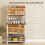 Homcom Alacena de Cocina Blanco 80 x 40 x 152 cm 2