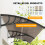 Outsunny Marquesina Exterior Marrón 195 x 75 x 23 cm 5