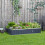 Outsunny Arriate de Jardín Gris 174 x 90 x 30 cm 2
