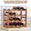 Homcom Estante de Vino Marrón 43 x 23.5 x 38 cm 3