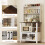 Homcom Alacena de Cocina Blanco 80 x 40 x 152 cm 3