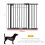 PawHut Barrera de Seguridad Negro 94 x 2 x 77 cm 3