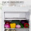 Homcom Mini Refrigerador Blanco 47.5 x 44.2 x 84 cm 4