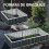 Outsunny Arriate de Jardín Gris 174 x 90 x 30 cm 4