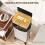 Homcom Cubo de Basura Gris 35.5 x 26 x 83.5 cm 5