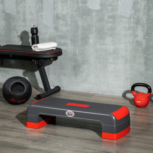 Homcom Step de Aeróbic Rojo 78 x 28 x 20 cm 1
