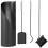 Outsunny Juego para Chimenea Gris 20 x 20 x 65 cm 1