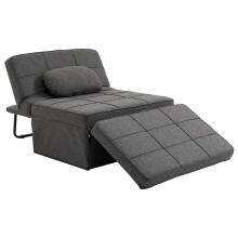 Sofá Cama Gris 95 x 189 x 43 cm