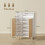 Homcom Zapatero Blanco 75 x 35 x 104 cm 2