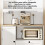 Homcom Alacena de Cocina Blanco 100 x 40 x 162 cm 6