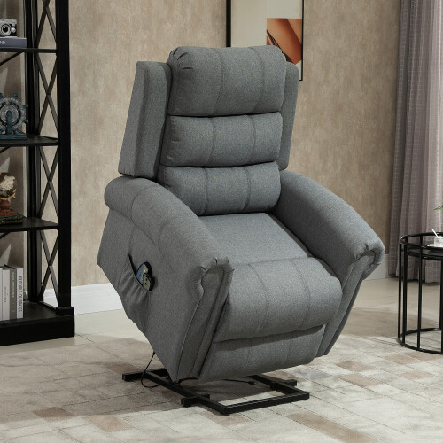 Homcom Sillón Elevador Gris 90 x 91 x 106 cm 1