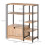 Homcom Estantería para Libro Marrón 80 x 35 x 97 cm 6