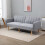 Homcom Sofá Cama 2 Plaza Gris 173 x 75 x 73 cm 5