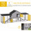 PawHut Conejera de Madera Gris 210 x 45.5 x 84.5 cm 5