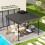 Outsunny Techo de Repuesto Gris 300 x 300 cm 2