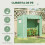 Outsunny Invernadero Verde 200 x 76 x 168 cm 2