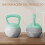 Kettlebell Gris 21 x 21 x 30 cm 3