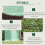 Outsunny Invernadero Verde 200 x 76 x 168 cm 4