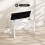 Homcom Banco de Piano Blanco 76 x 36 x 50 cm 3