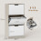 Homcom Zapatero Bicolor 62.5 x 26 x 117.5 cm 4