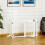 PawHut Barrera para Perro Blanco 237.5 x 36 x 80 cm 2