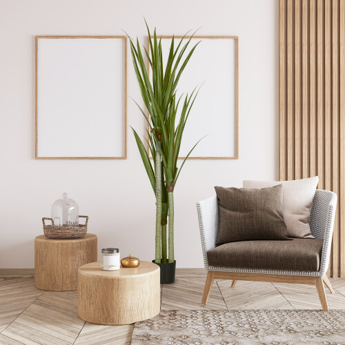 Homcom Planta Artificial Verde 17 x 17 x 190 cm 1