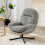 Homcom Butaca de Salón Gris 78 x 95 x 99 cm 2