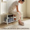 Homcom Perchero Zapatero Marrón 98 x 34 x 186 cm 8