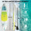 Outsunny Paddle Surf Inflable Verde 320 x 84 x 15 cm 5