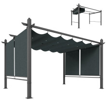 Pérgola Gris 392 x 297 x 225 cm