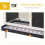 PawHut Conejera de Madera Negro 90 x 45 x 65 cm 6