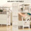 Homcom Mesas Auxiliare Marrón 20 x 40 x 63 cm 8