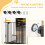 PawHut Barrera de Seguridad Negro 80 x 4 x 76.2 cm 2