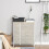 Homcom Cómoda de Tela Gris 63.5 x 30 x 71 cm 2