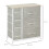 Homcom Cómoda de Tela Gris 63.5 x 30 x 71 cm 3