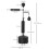 Homcom Saco Boxeo Pie Negro 88 x 50 x 230 cm 3