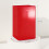 Homcom Nevera Pequeña Rojo 47.5 x 44.2 x 84 cm 3